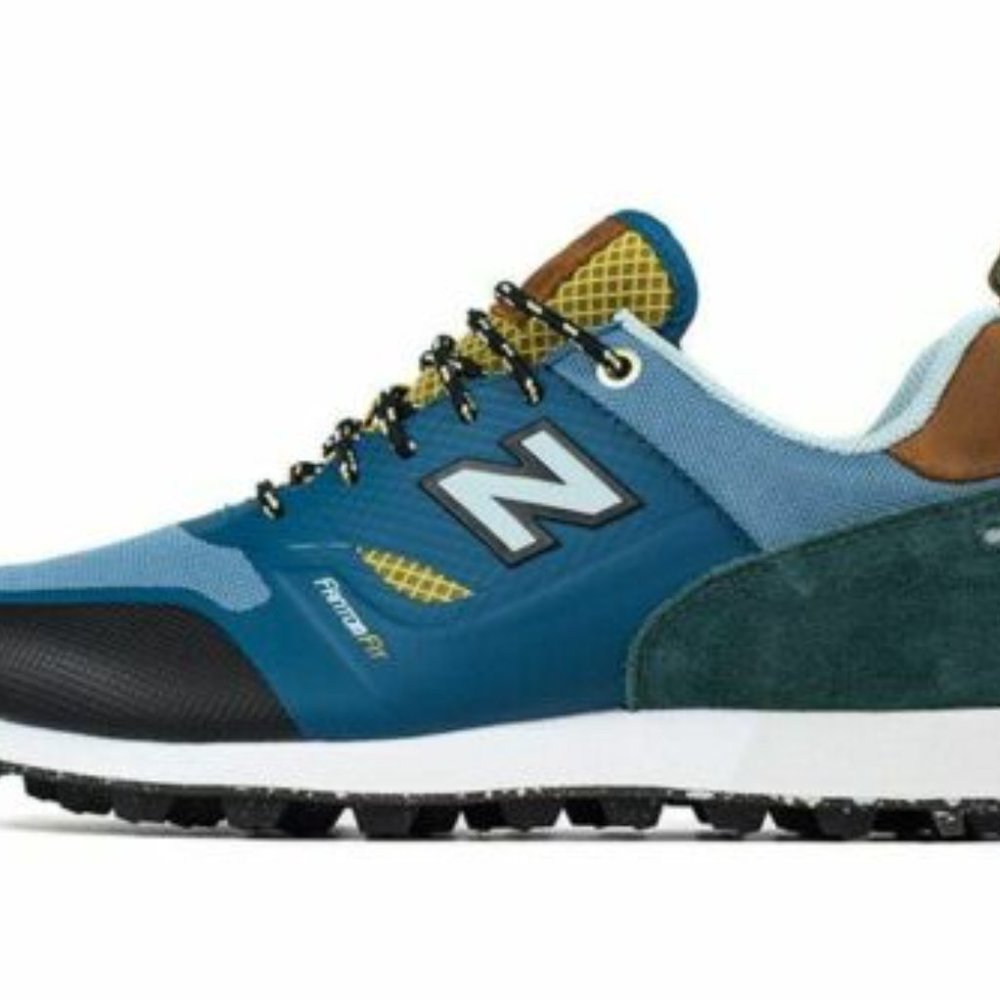 New Balance Trail Buster Leather Blue Suede
